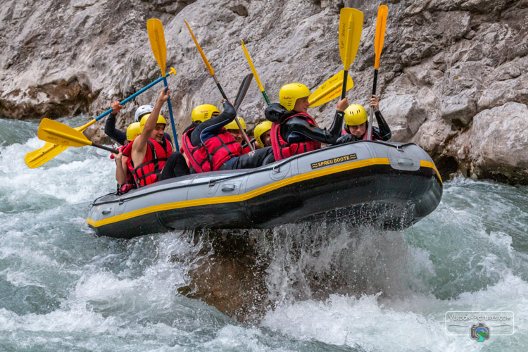 photo raft rafting verdon